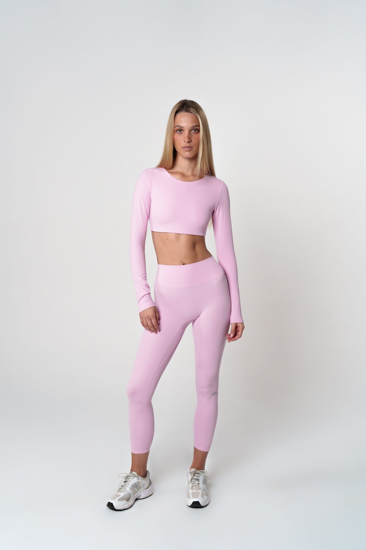 Blush Long Sleeve Crop Top