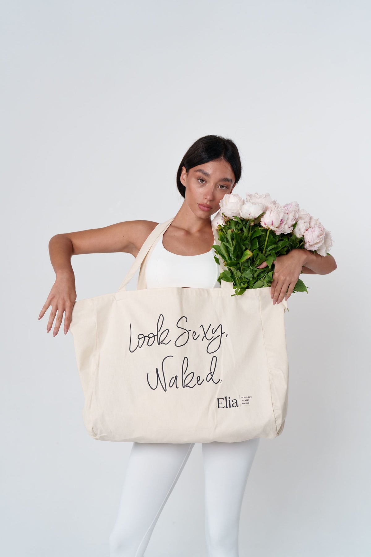 Pilates Tote Bag "Look Sexy Naked" Ceger