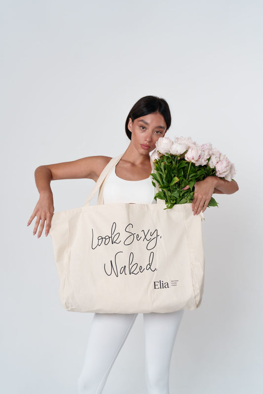 Pilates Tote Bag "Look Sexy Naked" Ceger