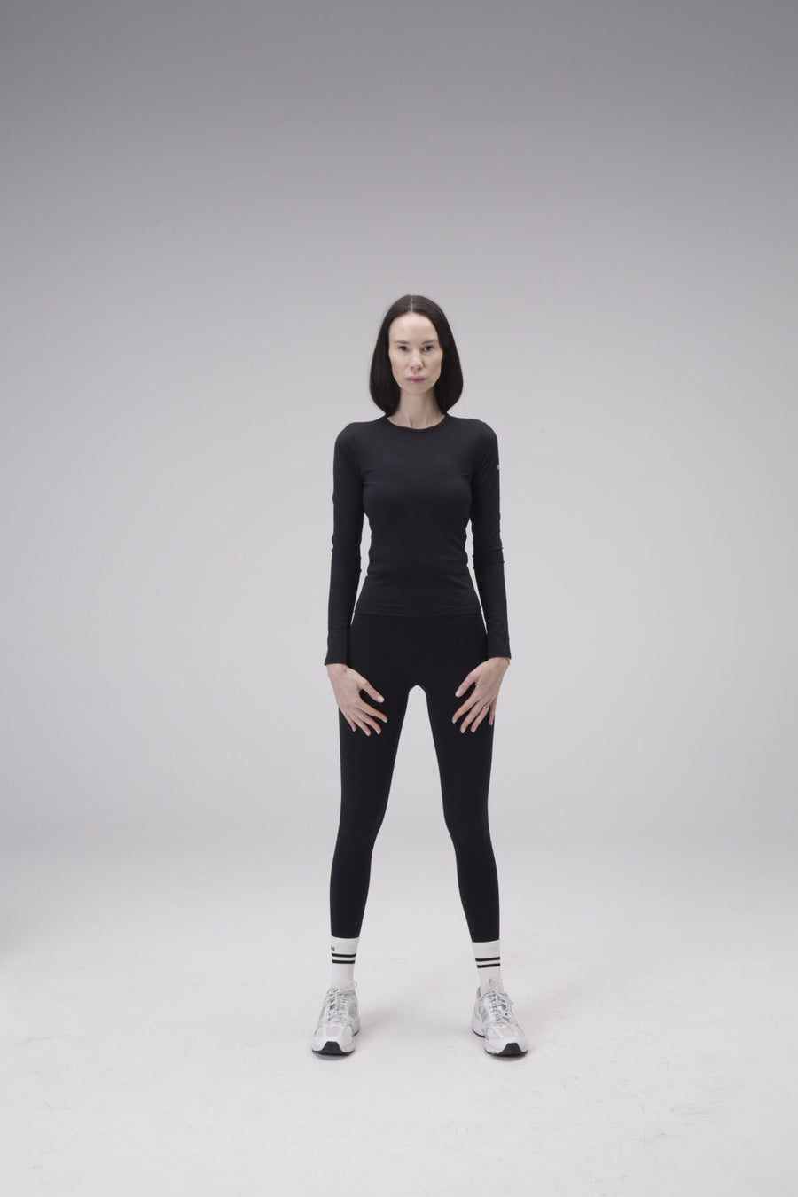 "Noir" Long Sleeve Top